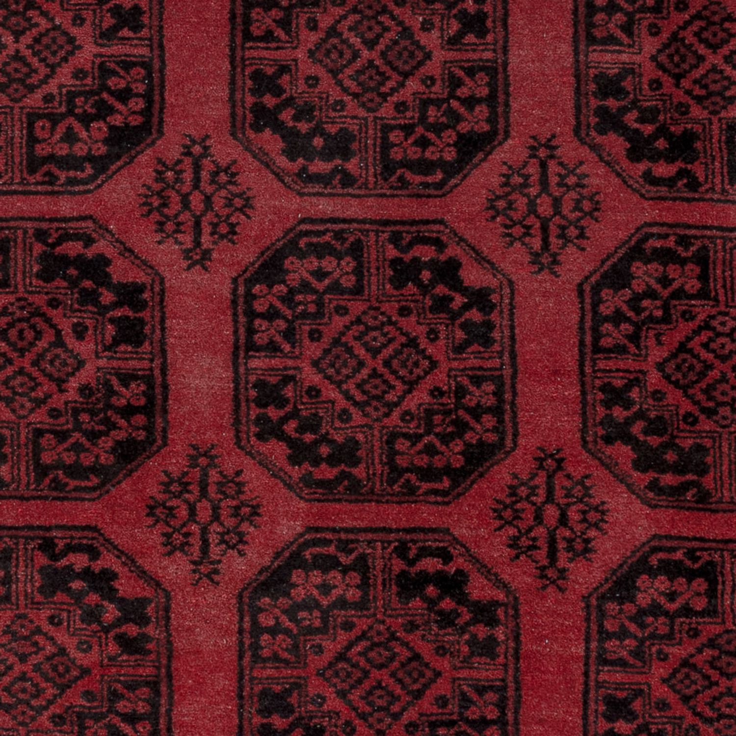 Afghansk teppe - Filpa - 290 x 207 cm - rød