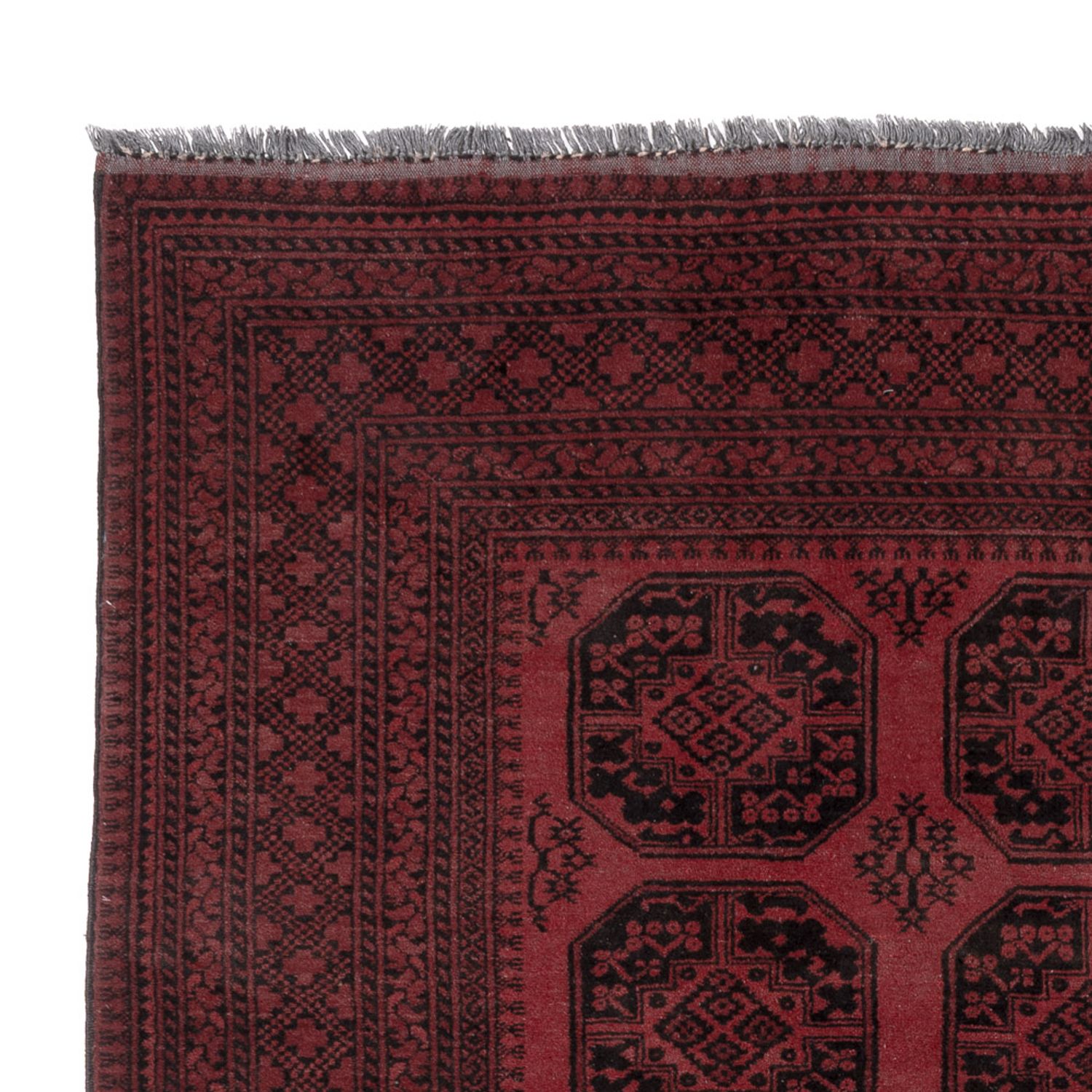 Afghansk teppe - Filpa - 290 x 207 cm - rød