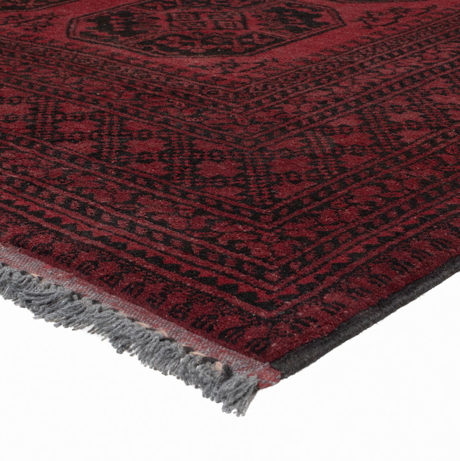 Afghansk teppe - Filpa - 290 x 207 cm - rød