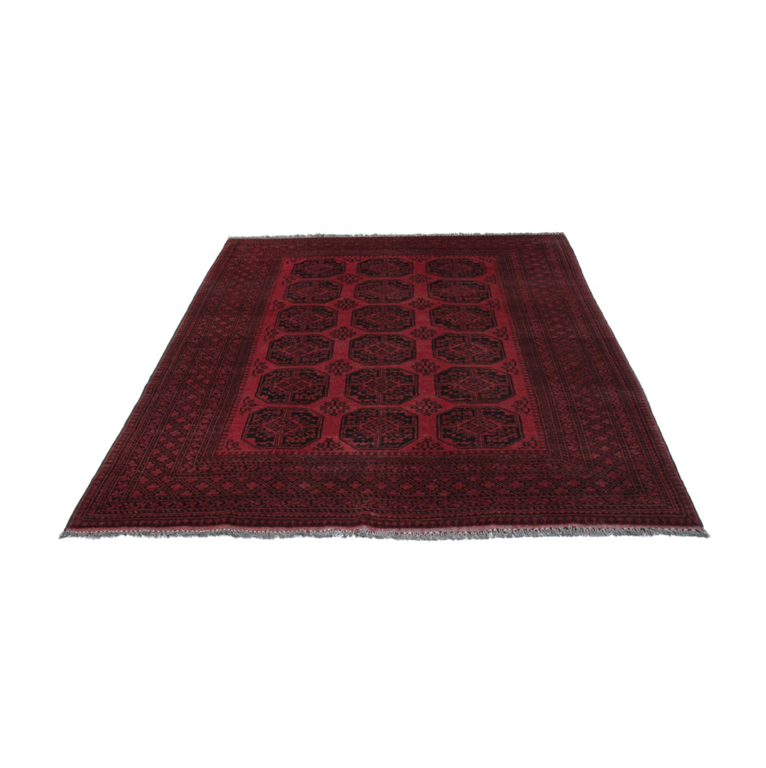 Afghansk teppe - Filpa - 290 x 207 cm - rød