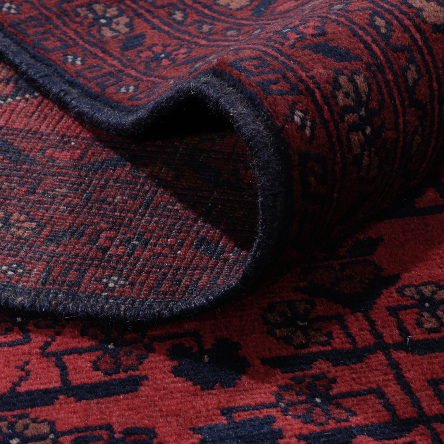 Afgański dywan - Kunduz - 295 x 201 cm - czerwony