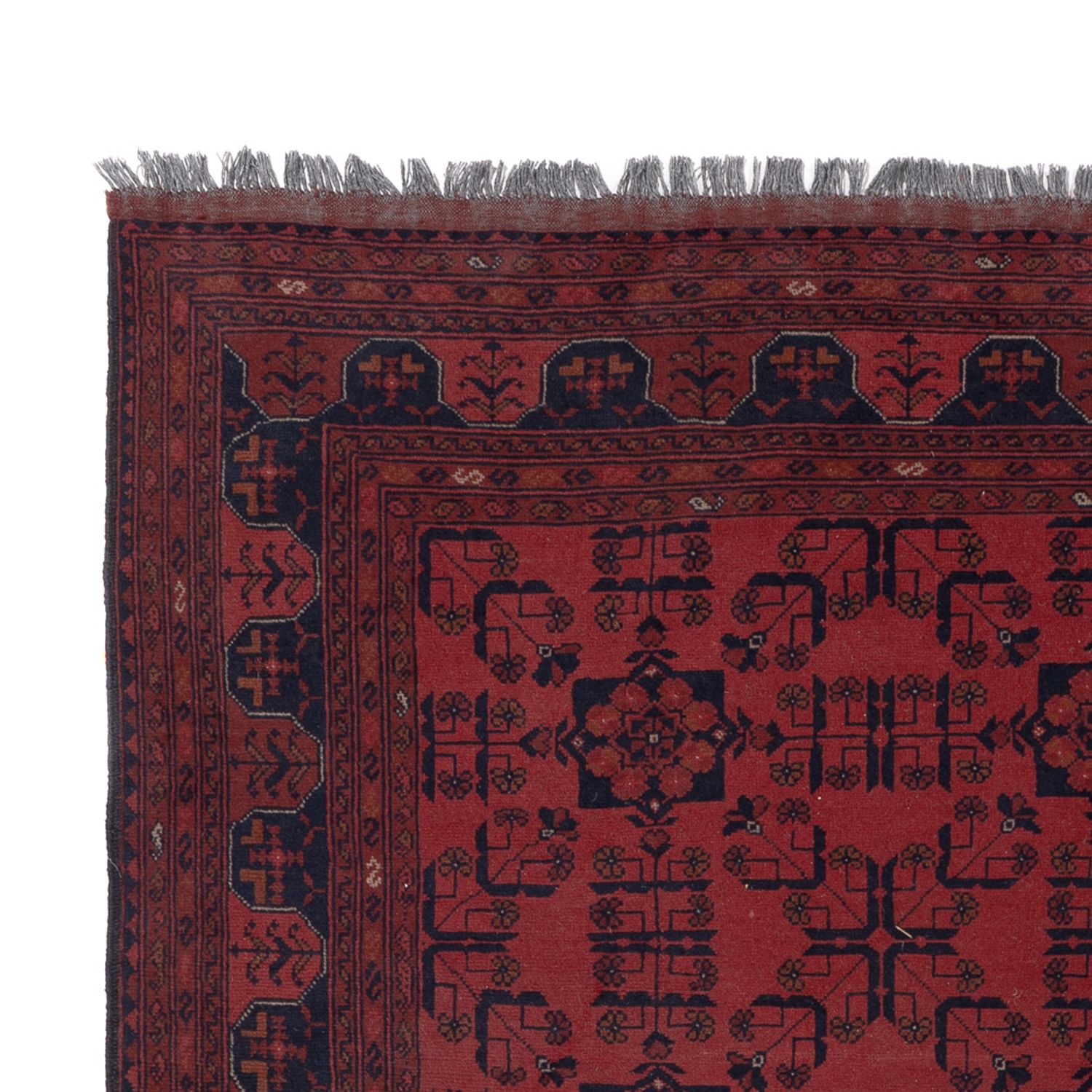 Afghan Rug - Kunduz - 286 x 199 cm - red