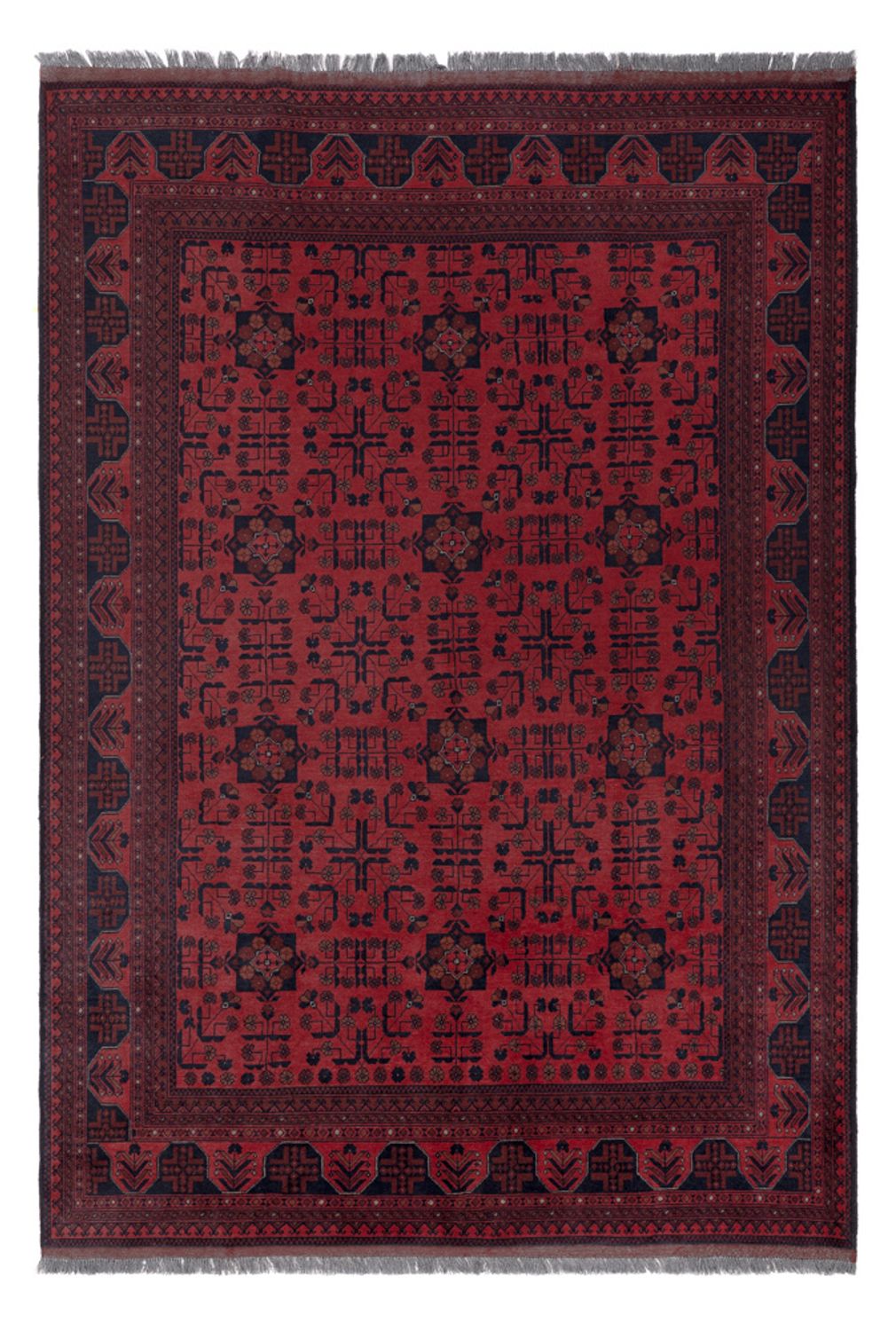 Afghanske tepper - Kunduz - 285 x 199 cm - rød