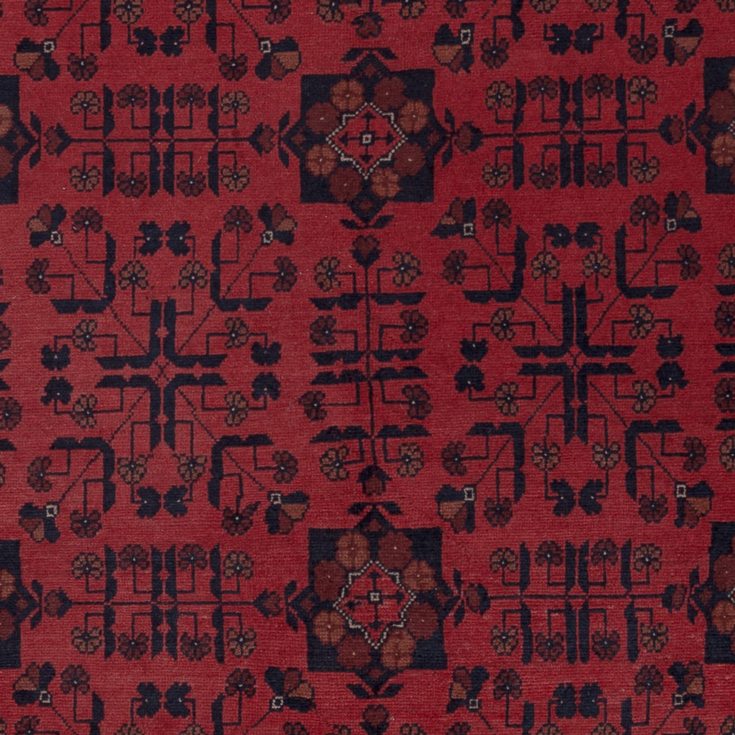 Afghanske tepper - Kunduz - 285 x 199 cm - rød
