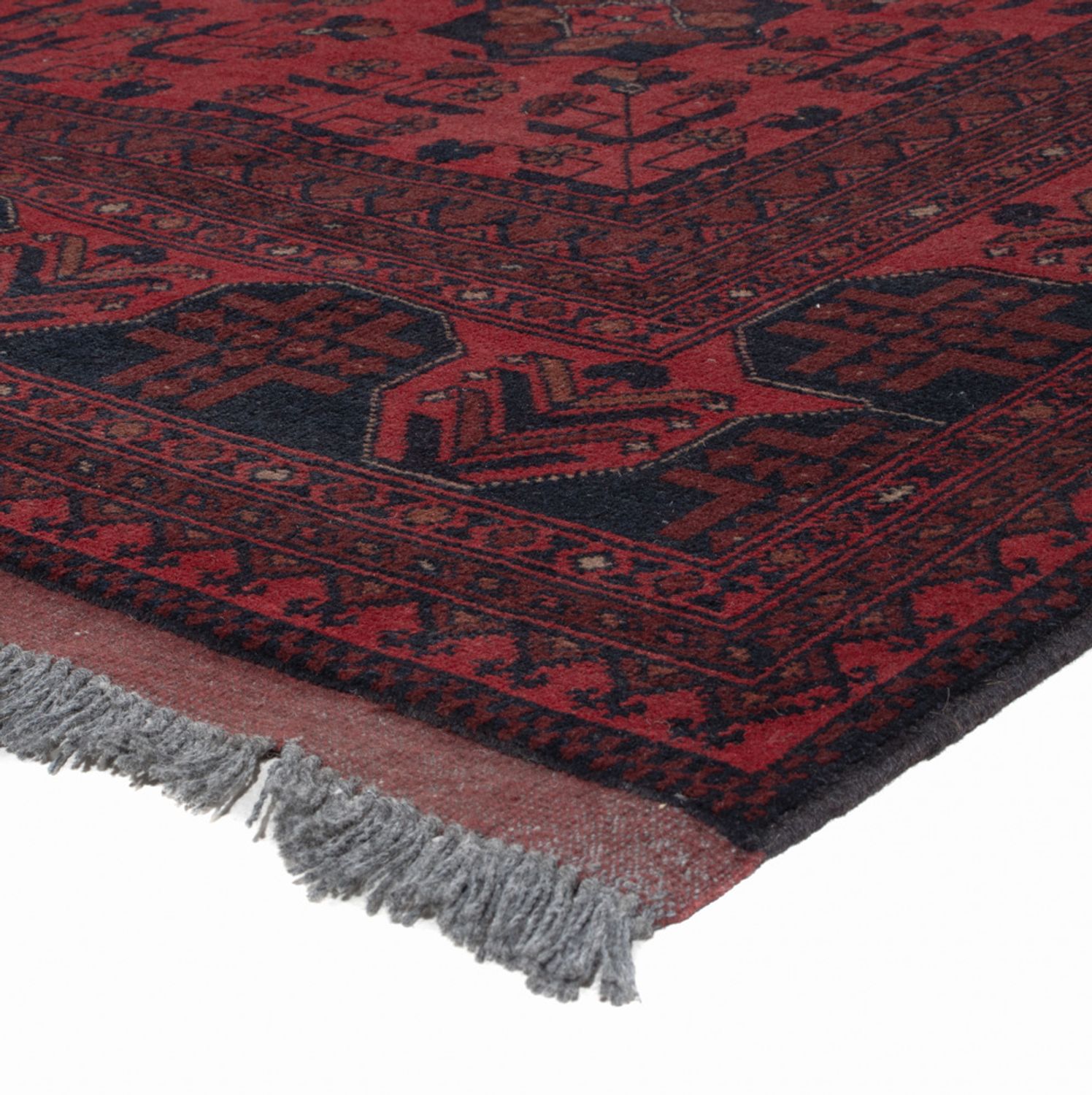 Afghanske tepper - Kunduz - 285 x 199 cm - rød