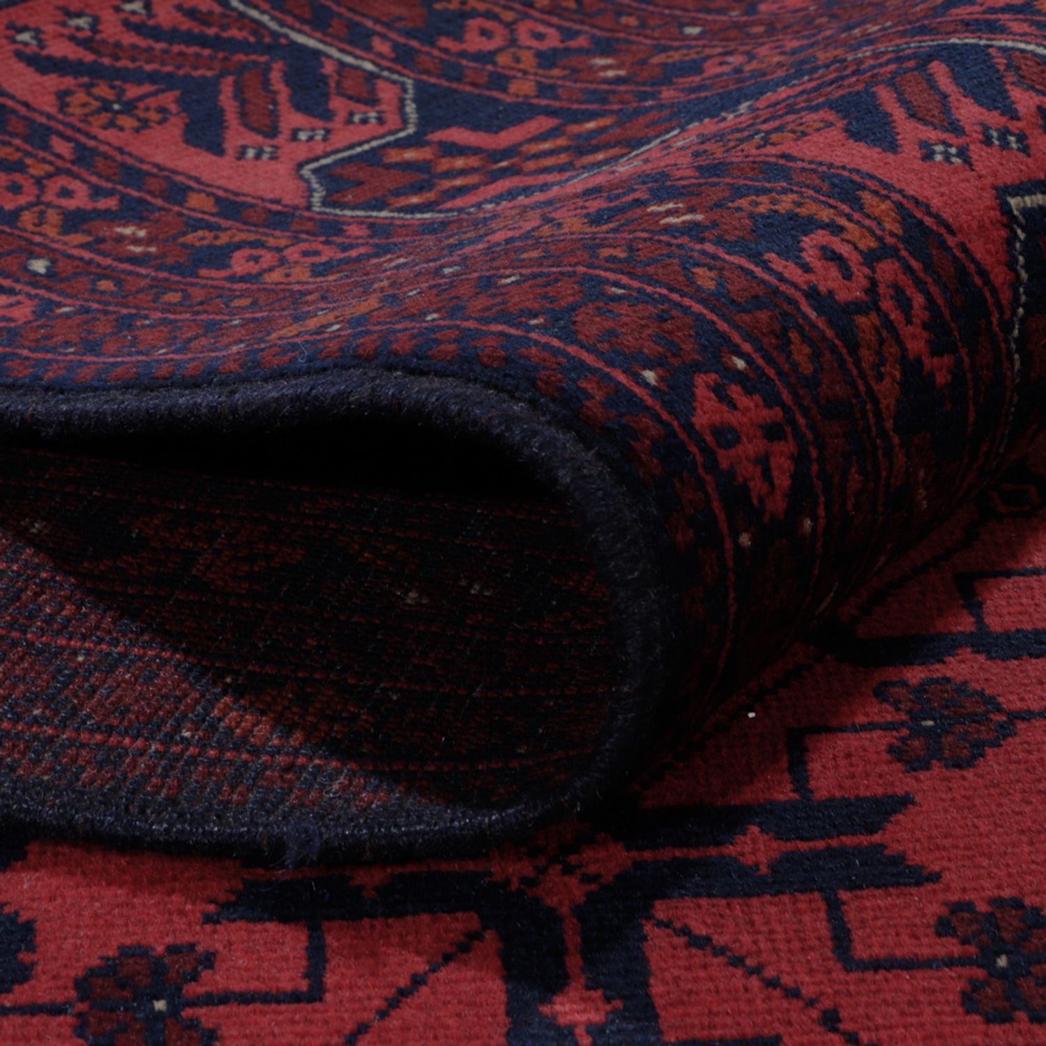 Afghan Rug - Kunduz - 286 x 201 cm - red