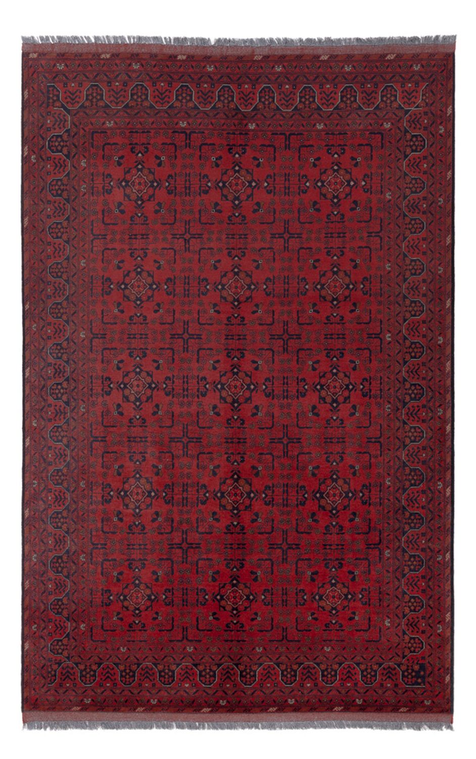 Afghánský koberec - Kunduz - 292 x 187 cm - červená