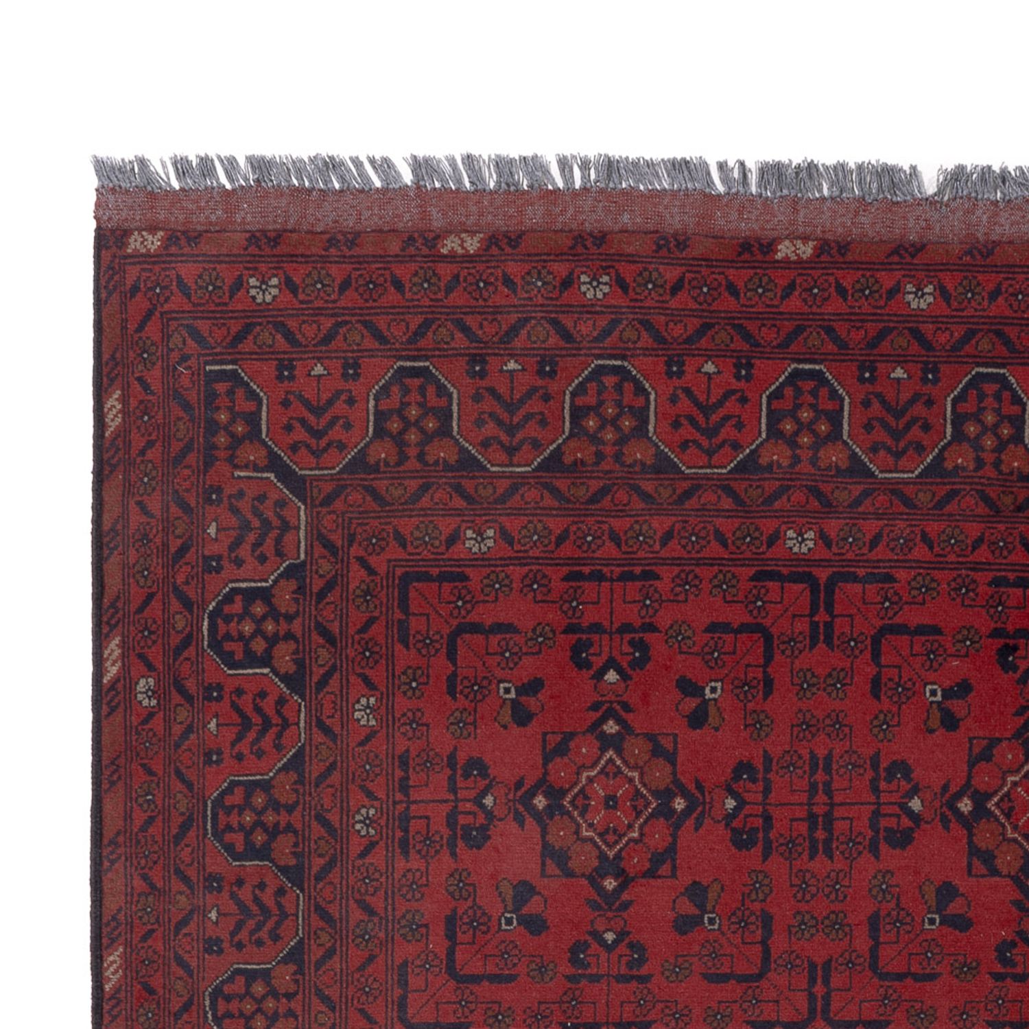 Afghánský koberec - Kunduz - 292 x 187 cm - červená