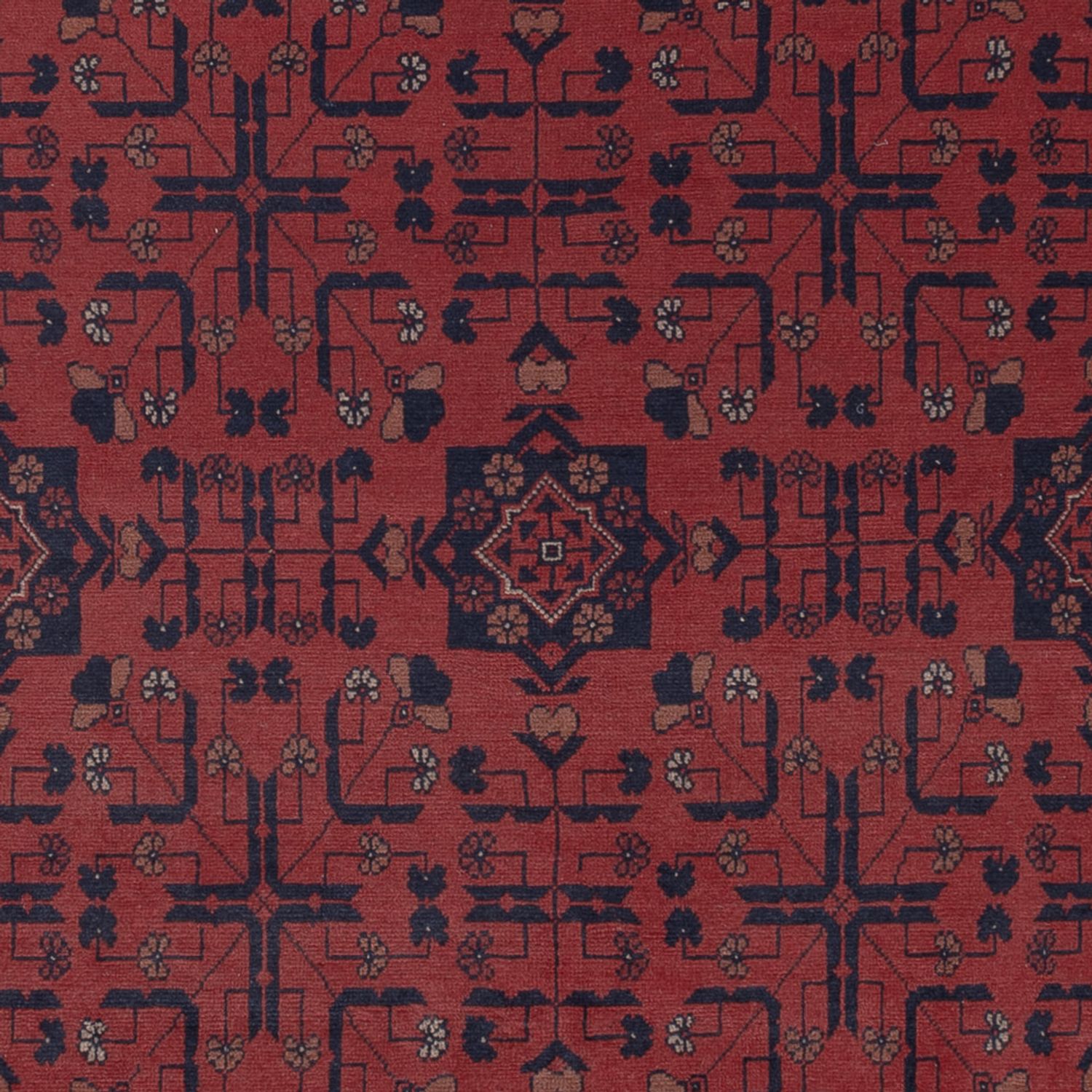 Afghan Rug - Kunduz - 287 x 203 cm - red