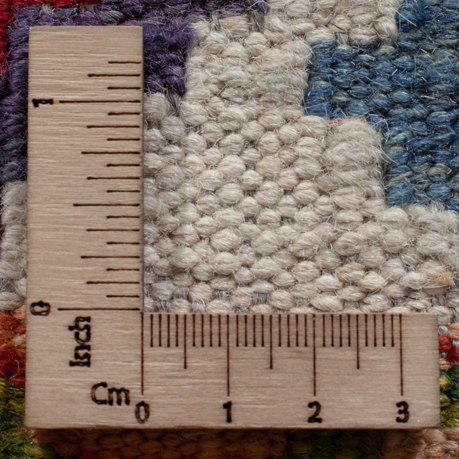 Løper Kelimteppe - Splash - 193 x 58 cm - flerfarget