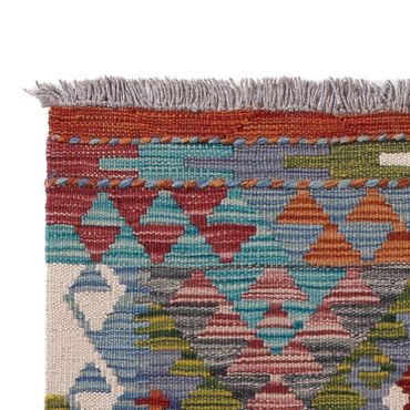 Runner Kelim Rug - Splash - 200 x 62 cm - multicolored