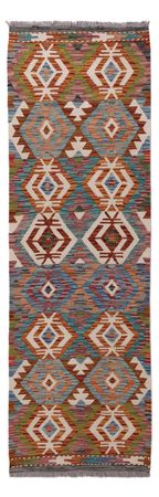 Runner Kelim Rug - Splash - 201 x 63 cm - multicolored