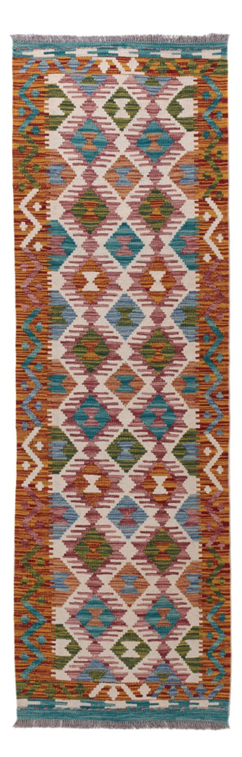 Runner Kelim Rug - Splash - 195 x 60 cm - multicolored