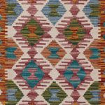 Runner Kelim Rug - Splash - 195 x 60 cm - multicolored