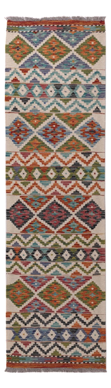 Runner Kelim Rug - Splash - 206 x 60 cm - multicolored
