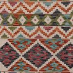 Runner Kelim Rug - Splash - 206 x 60 cm - multicolored