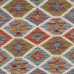 Runner Kelim Rug - Splash - 194 x 62 cm - multicolored