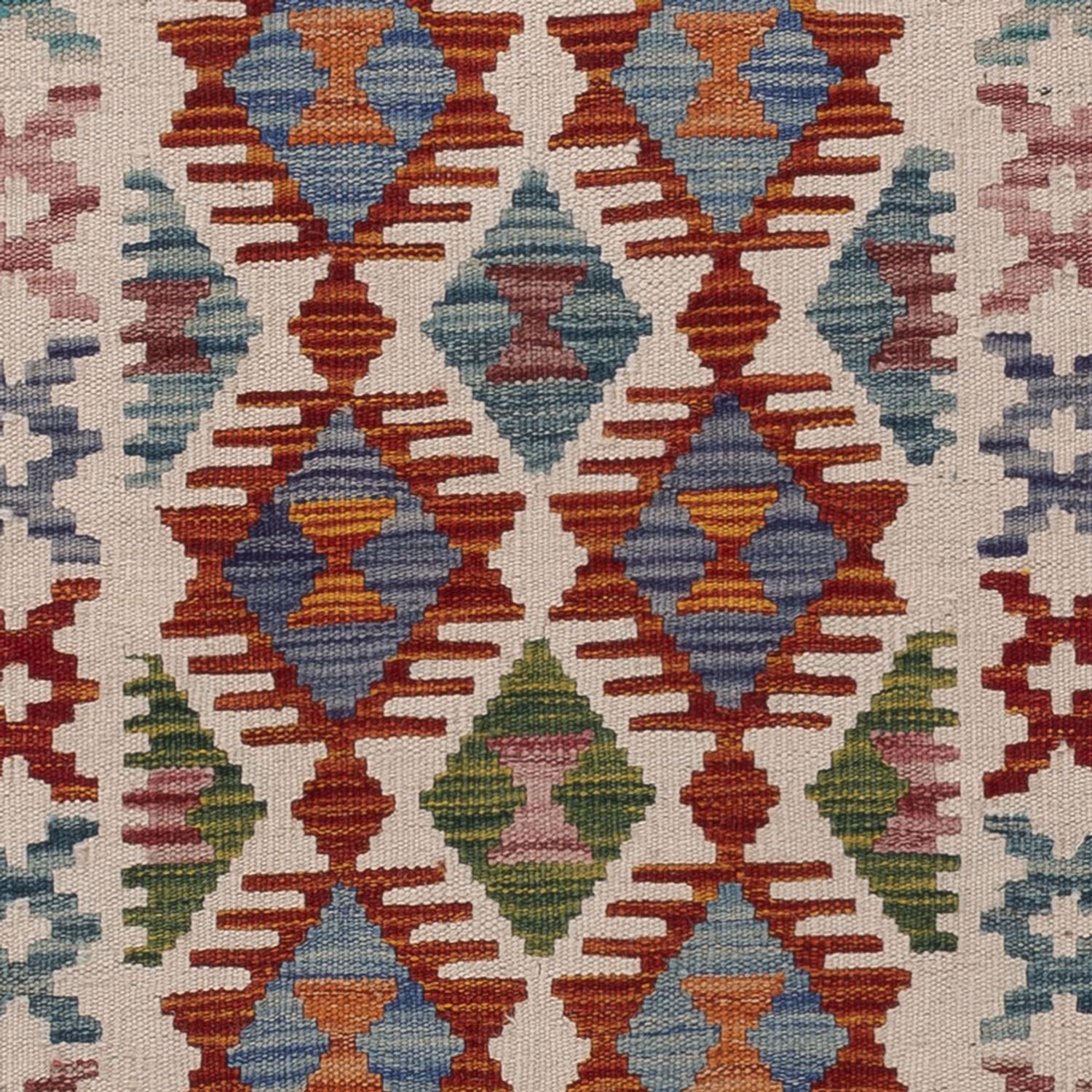 Runner Kelim Rug - Splash - 203 x 57 cm - multicolored