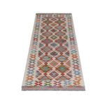 Runner Kelim Rug - Splash - 203 x 57 cm - multicolored