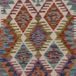 Runner Kelim Rug - Splash - 198 x 59 cm - multicolored