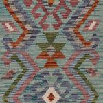 Løper Kelimteppe - Splash - 195 x 65 cm - flerfarget