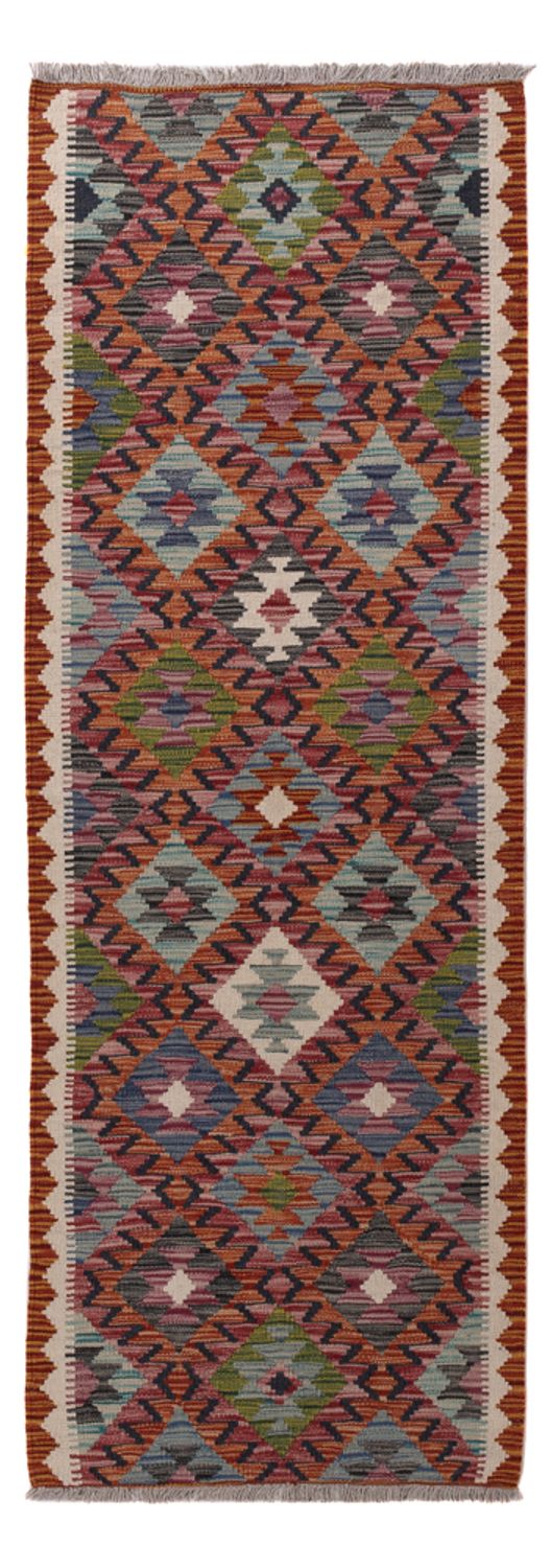 Runner Kelim Rug - Splash - 195 x 66 cm - multicolored