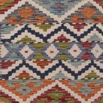 Løper Kelimteppe - Splash - 201 x 59 cm - flerfarget