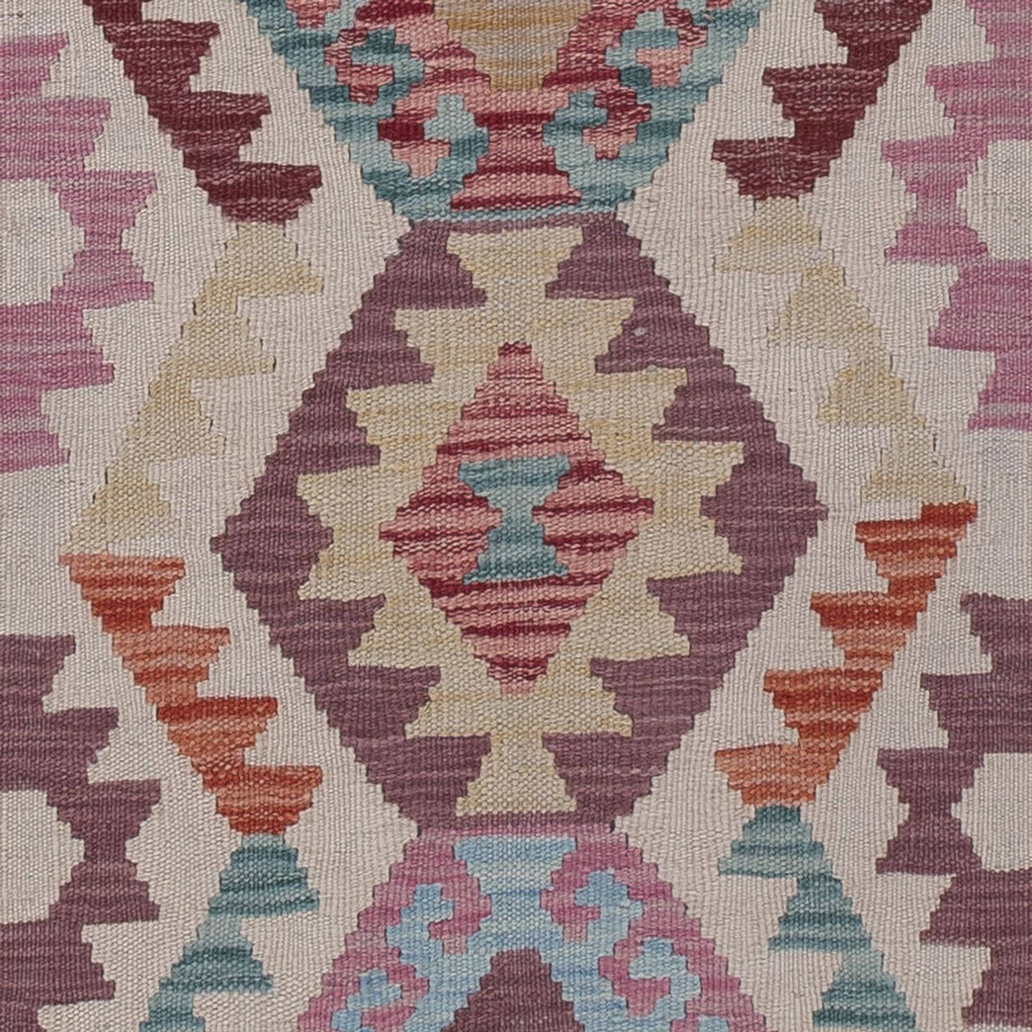 Løper Kelimteppe - Splash - 190 x 70 cm - flerfarget