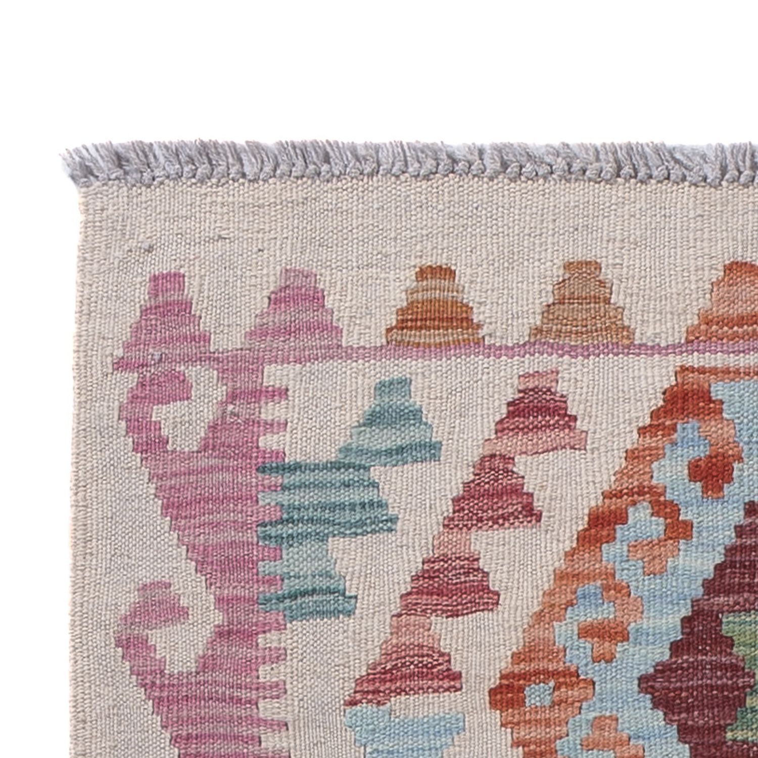 Løper Kelimteppe - Splash - 190 x 70 cm - flerfarget