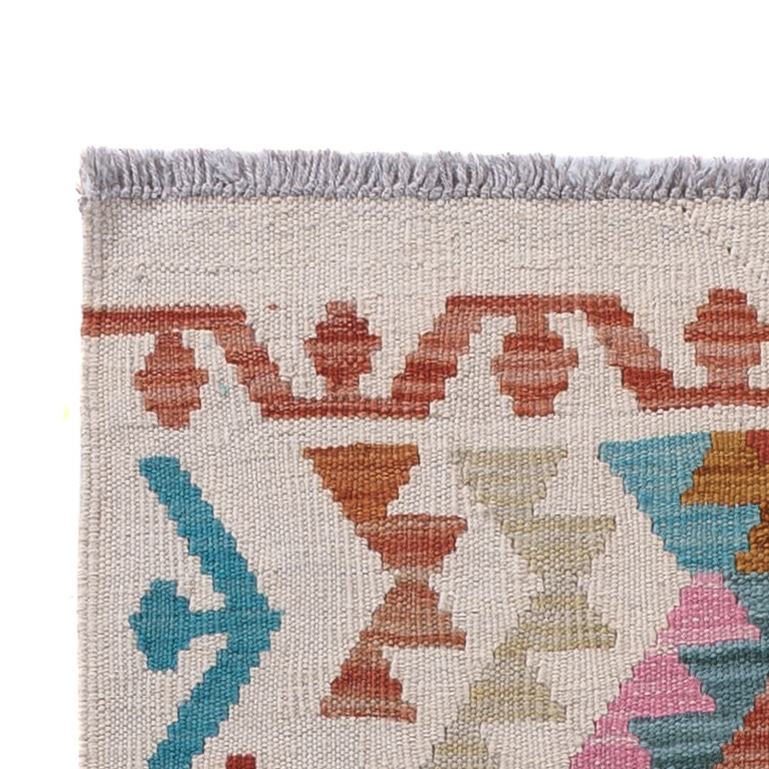 Løper Kelimteppe - Splash - 184 x 67 cm - flerfarget