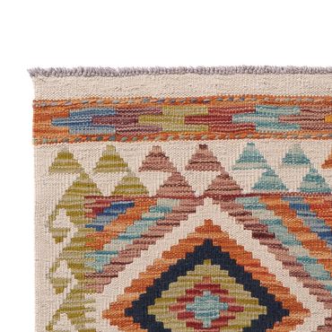 Løper Kelimteppe - Splash - 194 x 84 cm - flerfarget