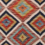 Løper Kelimteppe - Splash - 194 x 84 cm - flerfarget