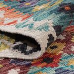 Løper Kelimteppe - Splash - 198 x 81 cm - flerfarget