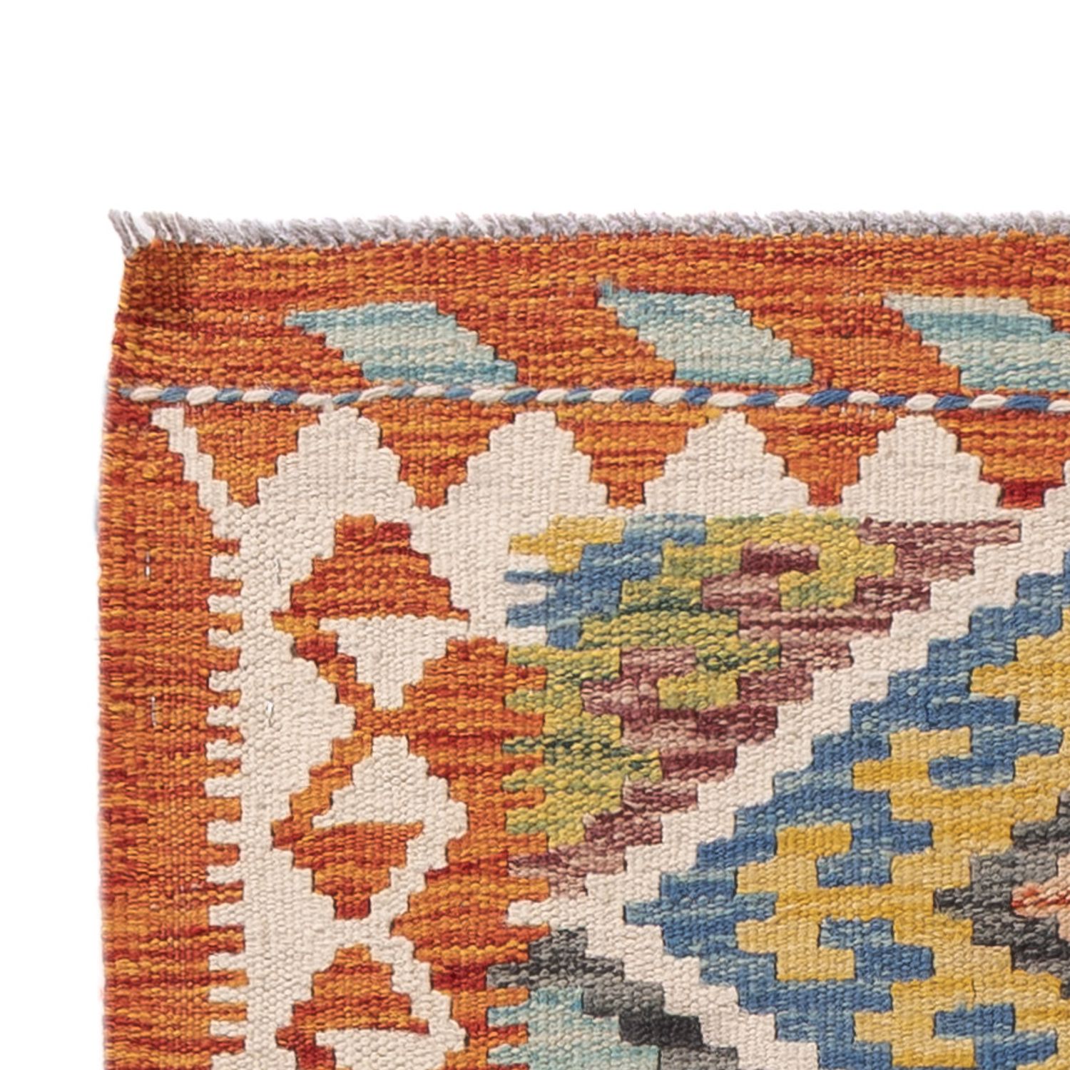 Løper Kelimteppe - Splash - 190 x 73 cm - flerfarget