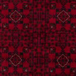 Afghan Rug - Kunduz - 242 x 161 cm - dark red