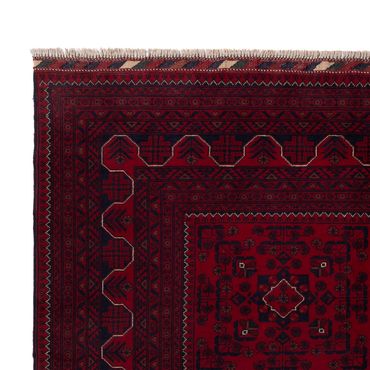 Afghan Rug - Kunduz - 233 x 170 cm - dark red