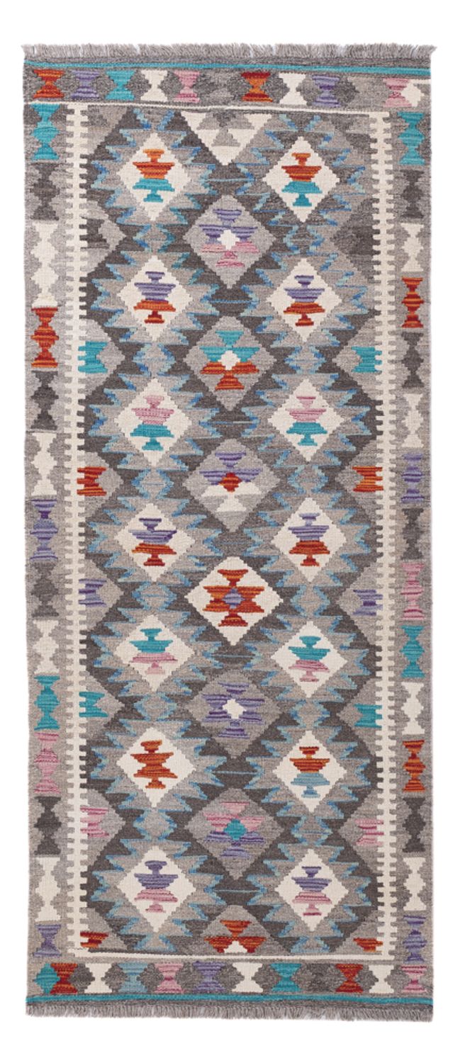 Runner Kelim Rug - Splash - 195 x 82 cm - multicolored