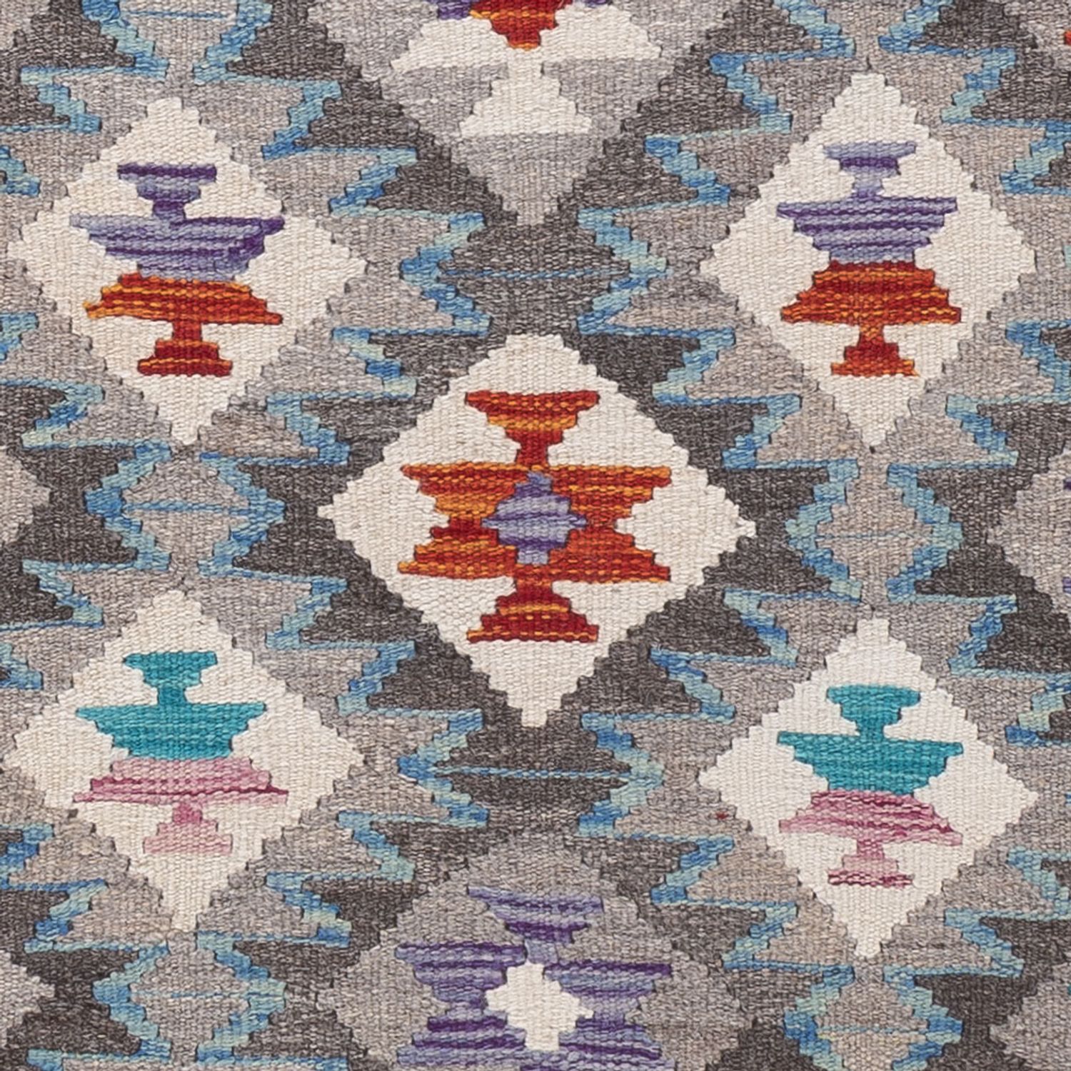 Runner Kelim Rug - Splash - 195 x 82 cm - multicolored