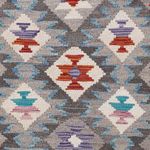 Runner Kelim Rug - Splash - 195 x 82 cm - multicolored
