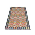 Runner Kelim Rug - Splash - 198 x 82 cm - multicolored