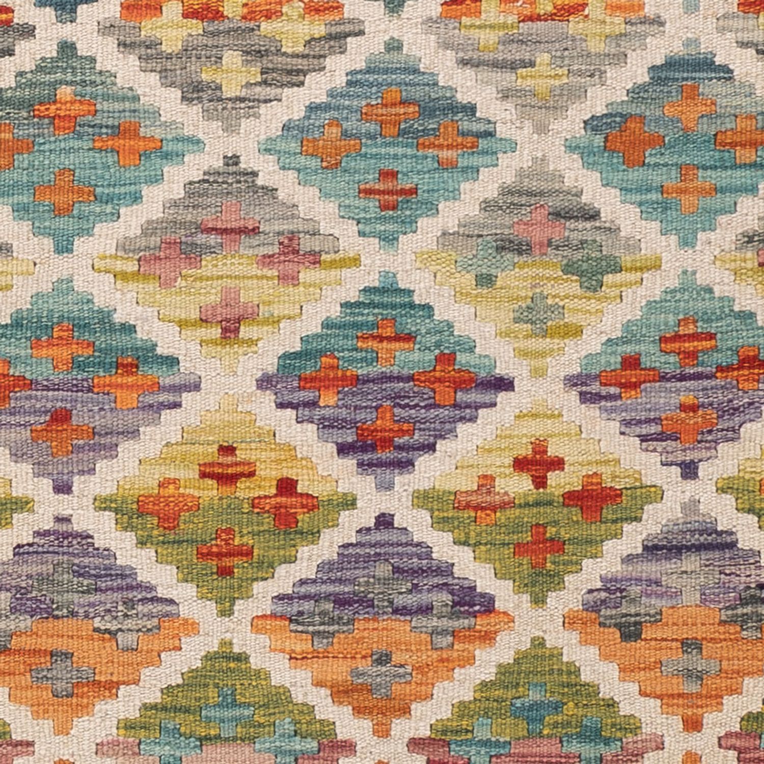 Runner Kelim Rug - Splash - 194 x 81 cm - multicolored