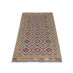 Runner Kelim Rug - Splash - 197 x 84 cm - multicolored