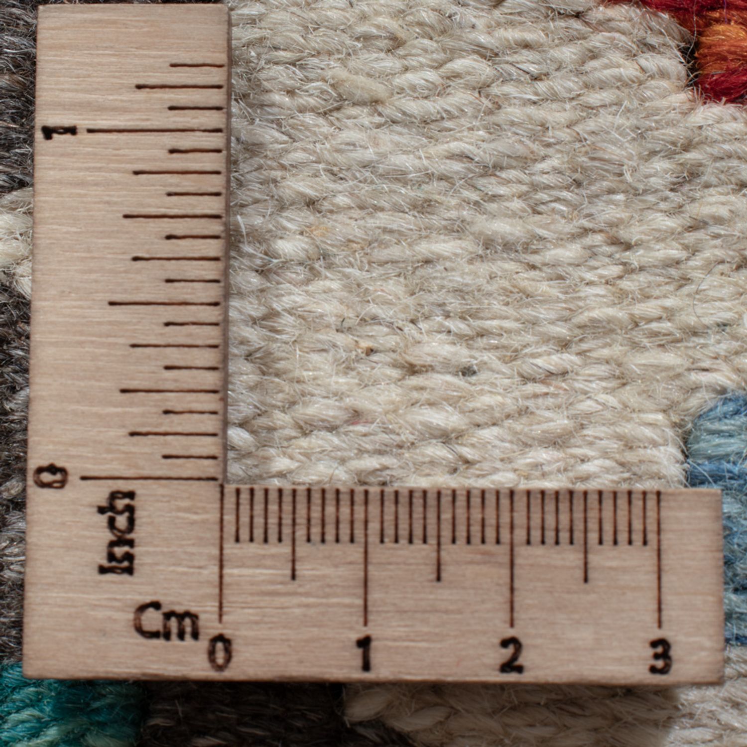 Løper Kelimteppe - Splash - 209 x 79 cm - flerfarget