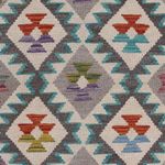 Løper Kelimteppe - Splash - 209 x 79 cm - flerfarget