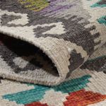 Løper Kelimteppe - Splash - 209 x 79 cm - flerfarget