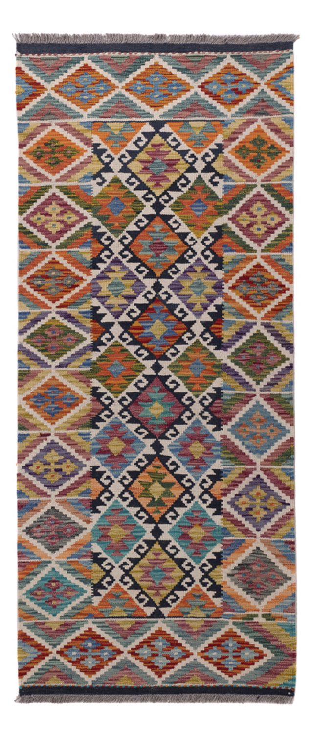 Runner Kelim Rug - Splash - 190 x 80 cm - multicolored