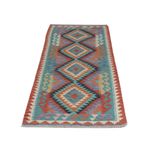 Runner Kelim Rug - Splash - 203 x 73 cm - multicolored