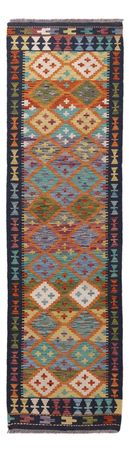 Runner Kelim Rug - Splash - 217 x 60 cm - multicolored