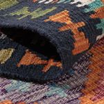 Runner Kelim Rug - Splash - 217 x 60 cm - multicolored