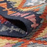 Runner Kelim Rug - Splash - 204 x 80 cm - multicolored